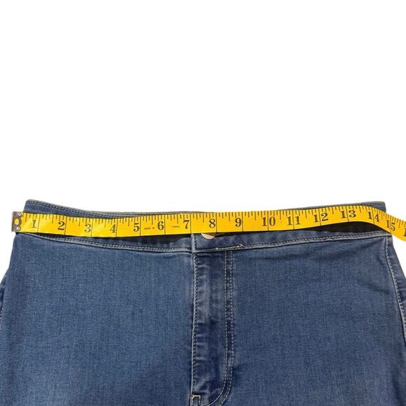 Free People 70s Just Float On Low-Rise Flare Bell Bottom Jeans Dark Raw Hem 29 - Picture 4 of 7